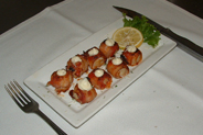 Our "Wanchese N.C. Bacon Wrapped Scallops". Delicious!